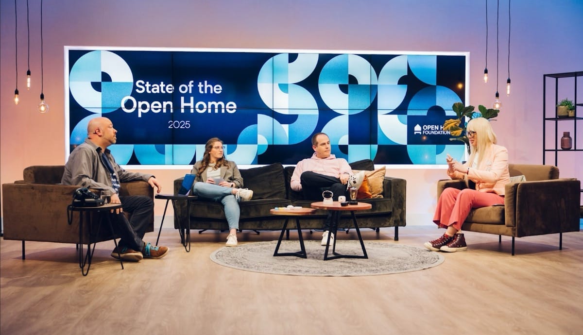 Paulus, Annika, Franck et Madelena parlent des valeurs de Home Assistant.