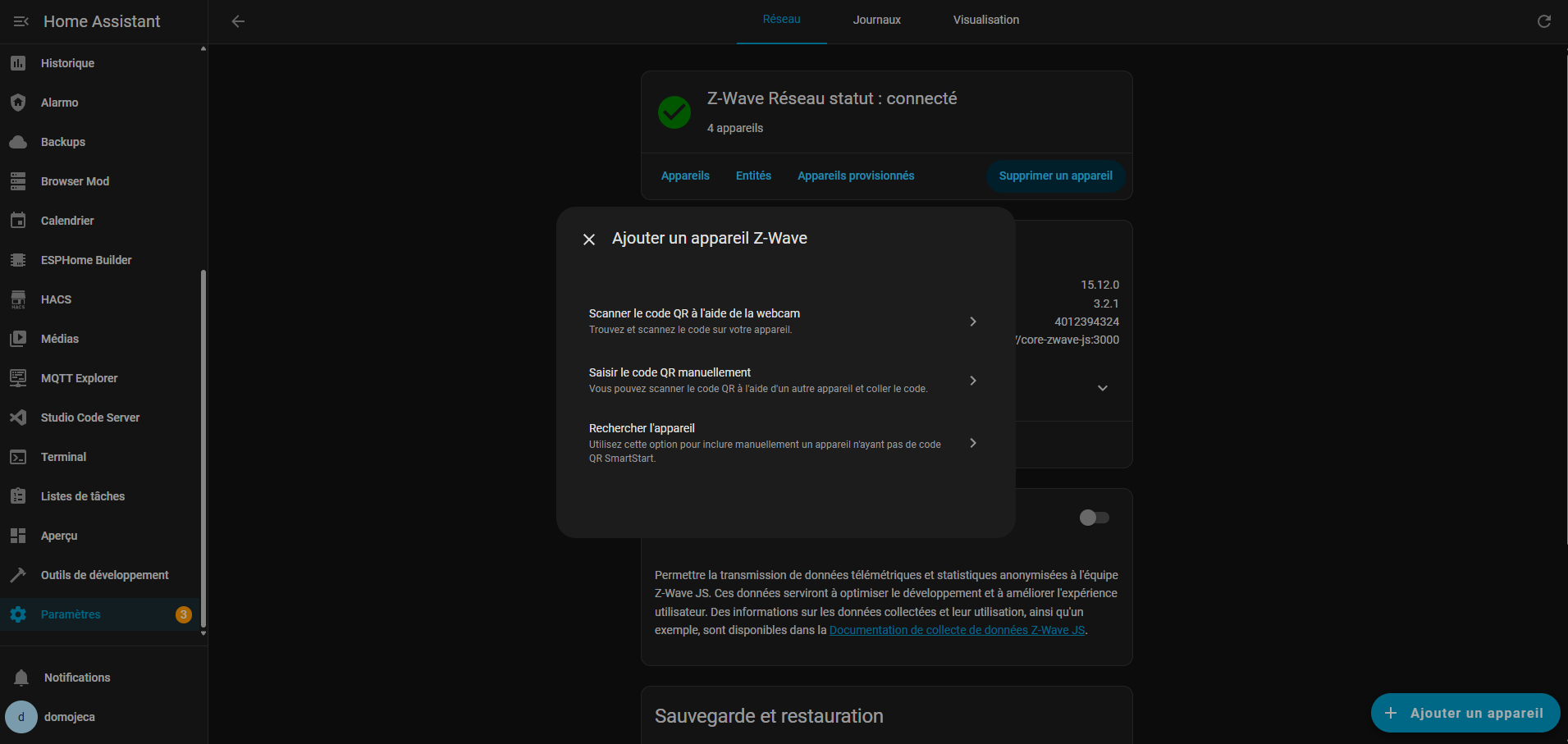 Home Assistant Connect ZWA-2