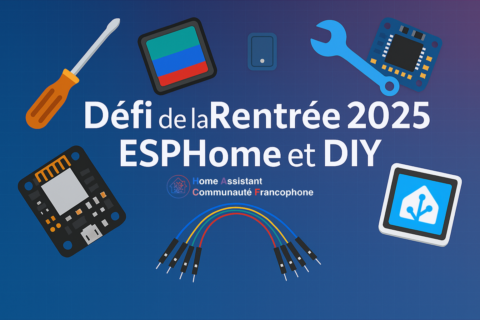 Participez au Défi de la Rentrée 2025 : ESPHome et DIY