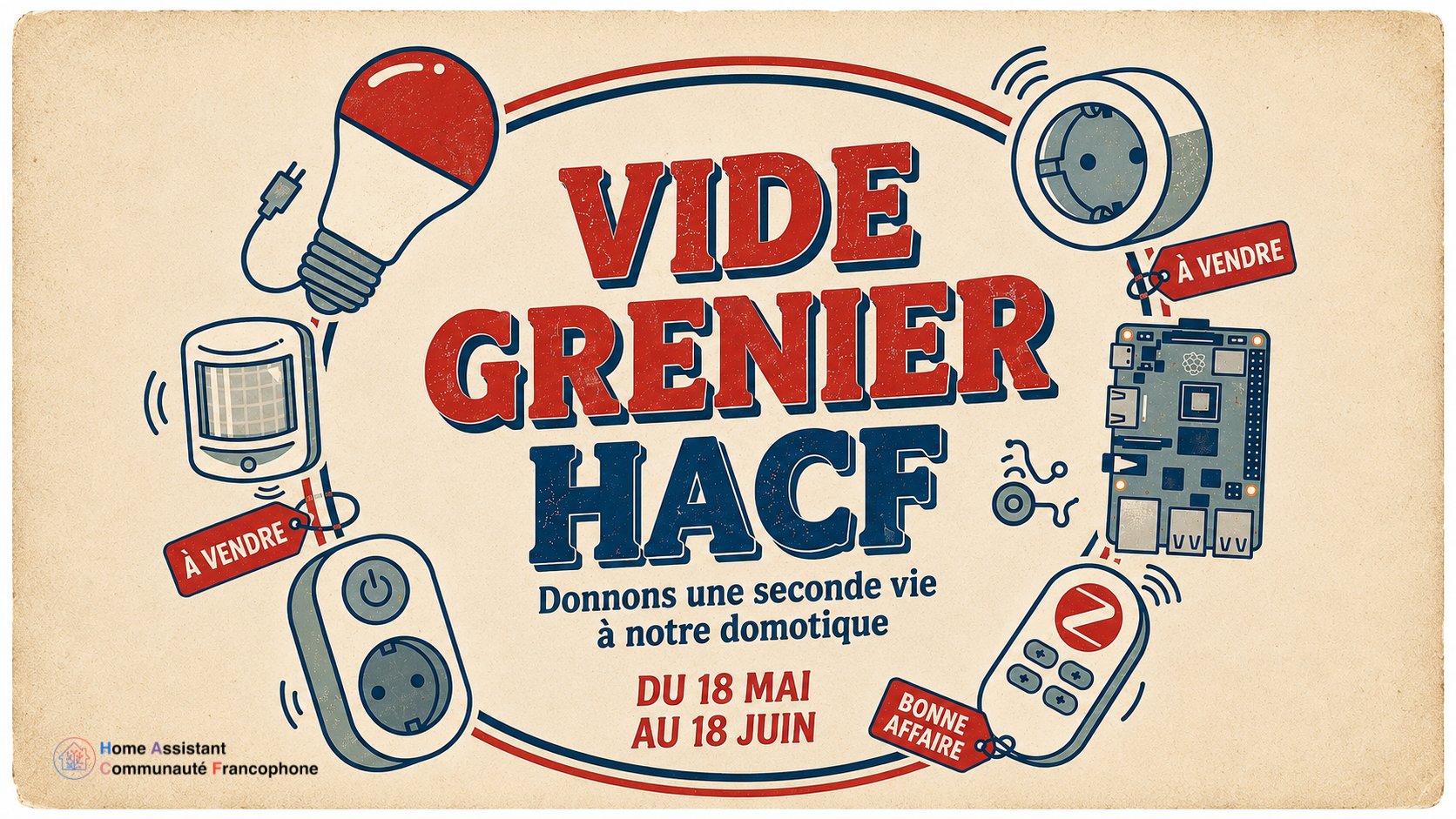 Vide Grenier HACF – Donnons une seconde vie à notre domotique