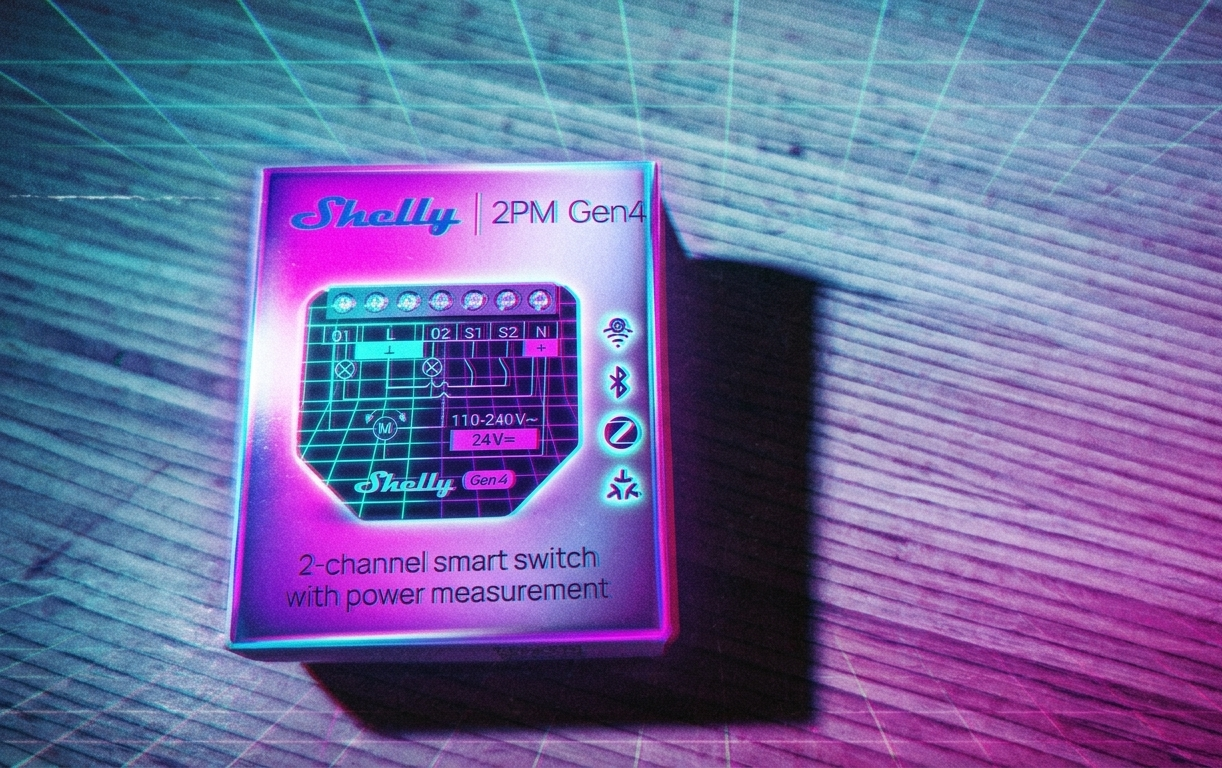 Module relai à 2 entrées : Shelly 2PM Gen4