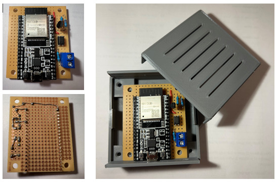 Boitier du module TIC ouvert