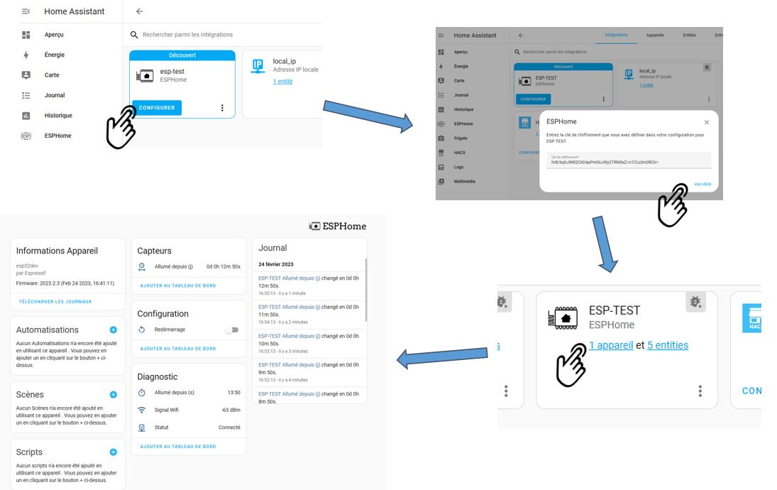 Configuration dans HA